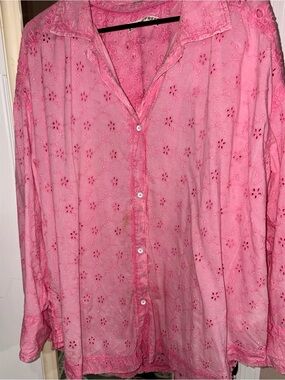 Free People We The Free Eyelet Shirt Anthropologie
XL